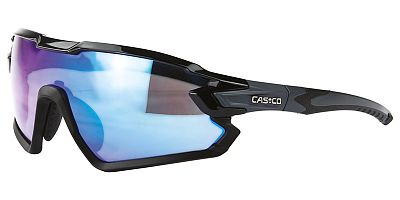 Превью  Очки лыжные CASCO SX-34 Carbonic Black/Blue-Mirror, Линзы: Blue (09.1302.30)